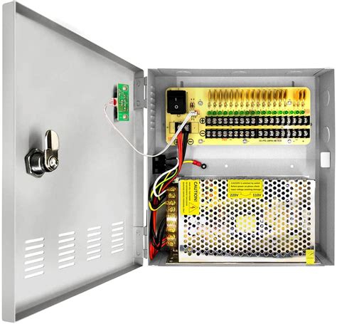 cctv distributed power supply box|12v CCTV camera power supply.